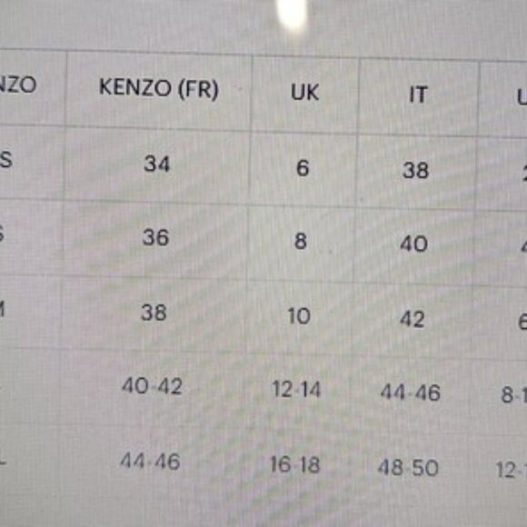 Kenzo Paris Designer Dress Women Size 44 XL 12/14 Blue/Red Neck Long Sleeve - Picture 9 of 12